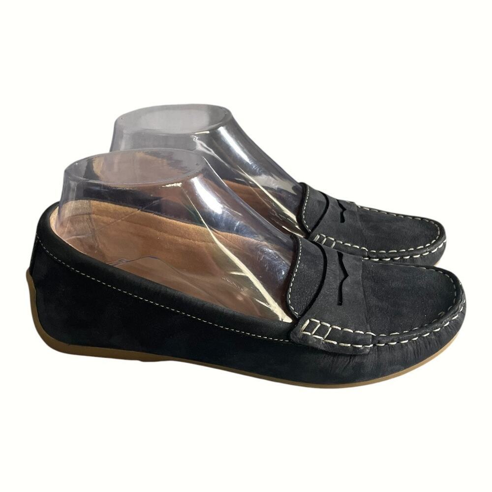 Clarks Artisan Women’s Black Leather Driving Moccasins Size-6M